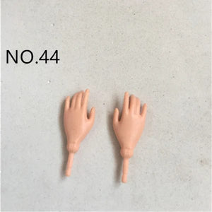 Planet Gates New Original Replacement Doll Hands Monstering High Doll Toy Parts Black Gray Yellow Blue Fishman Doll Hands DIY Toy Accessories