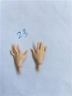 Planet Gates New Original Replacement Doll Hands Monstering High Doll Toy Parts Black Gray Yellow Blue Fishman Doll Hands DIY Toy Accessories