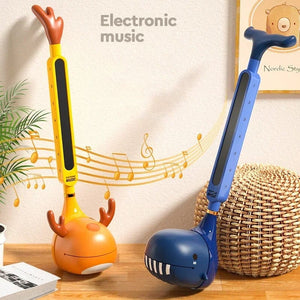 Planet Gates New Otamatone Japanese Electronic Musical Instrument Portable Synthesizer Funny Magic Sounds Toys Creative Gift for Kids Adults