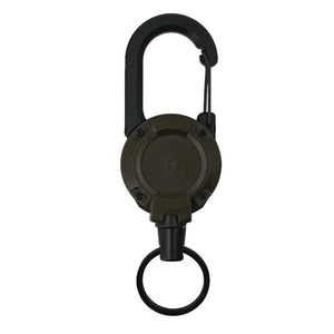 Planet Gates New Outdoor Automatic Retractable Wire Rope Luya Anti-theft Tactical Keychain Telescopic Keychain Retractable Hook Tool