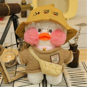 Planet Gates New plush Cute Lalafanfan Duck Cafe Duck 30cm Doll Plush Toy Stuffed Soft Doll Kawaii Animal Pillow Birthday Gift for Kids