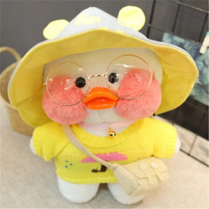 Planet Gates New plush Cute Lalafanfan Duck Cafe Duck 30cm Doll Plush Toy Stuffed Soft Doll Kawaii Animal Pillow Birthday Gift for Kids