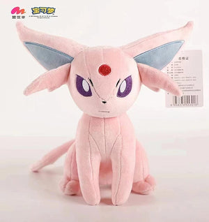 Planet Gates New Pokémon Plush Doll Ievee Family Moon Ievee Sun Ievee Kawaii Filled Pillow Children's Birthday Gift 24CM