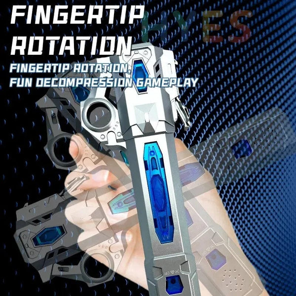 Planet Gates New Retractable Lightsaber Finger Rotating Laser Sword Flash Luminous Sound Cosplay Props Duels Battle Toy Gifts For Kids Adults