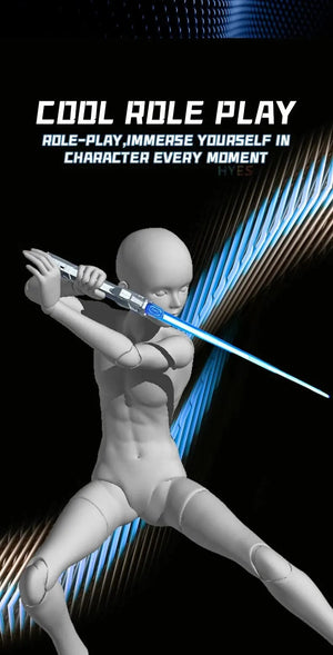 Planet Gates New Retractable Lightsaber Finger Rotating Laser Sword Flash Luminous Sound Cosplay Props Duels Battle Toy Gifts For Kids Adults