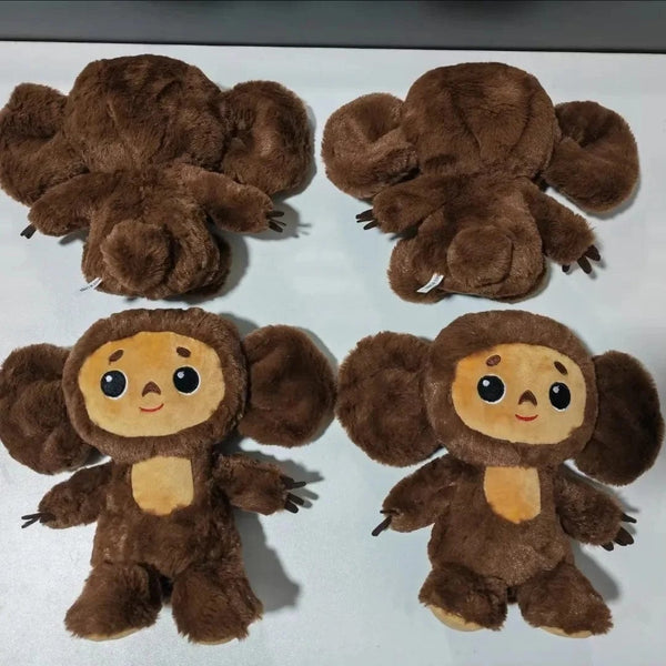 Planet Gates New Russia Anime Cheburashka Plush Doll Big Eyes Monkey Чебурашка Stuffed Plushie Toys Lovely Appease Pillow For Kids Gifts