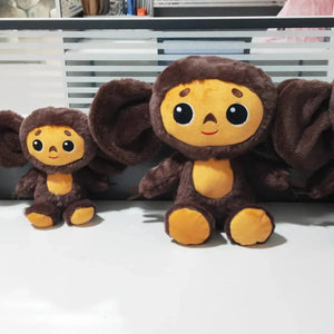 Planet Gates New Russia Anime Cheburashka Plush Doll Big Eyes Monkey Чебурашка Stuffed Plushie Toys Lovely Appease Pillow For Kids Gifts