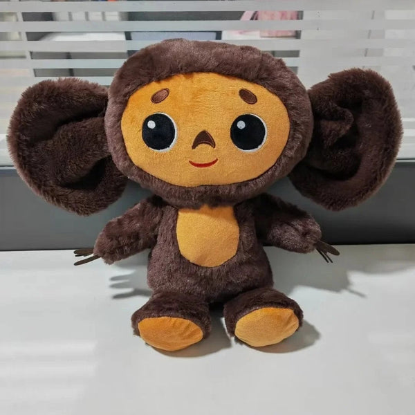 Planet Gates New Russia Anime Cheburashka Plush Doll Big Eyes Monkey Чебурашка Stuffed Plushie Toys Lovely Appease Pillow For Kids Gifts