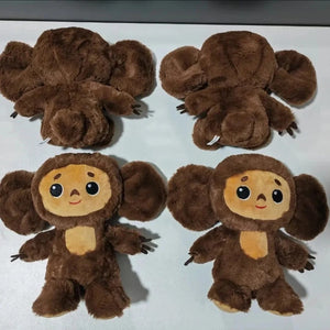 Planet Gates New Russia Anime Cheburashka Plush Doll Big Eyes Monkey Чебурашка Stuffed Plushie Toys Lovely Appease Pillow For Kids Gifts