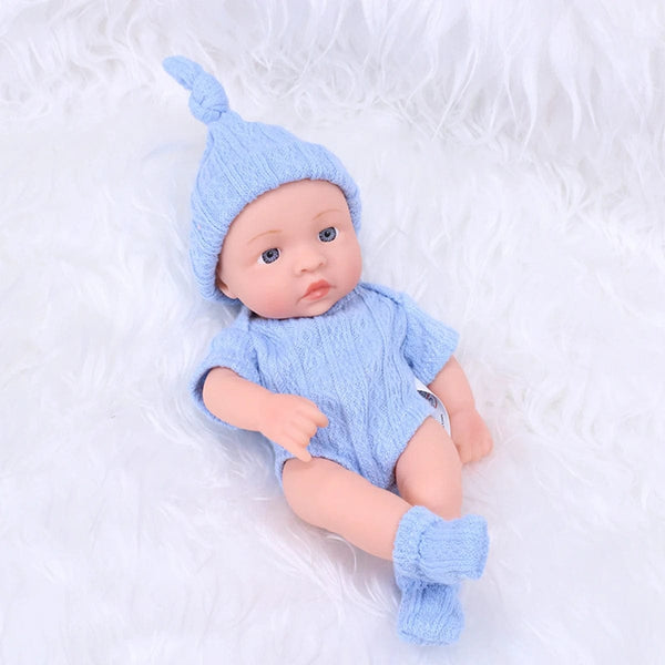 Planet Gates New Silicone Reborn Dolls 20cm Reborn Baby Doll Mini Soft and Full Body Silicone Reborn Toddler Doll Baby Doll For Girls