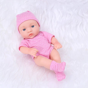 Planet Gates New Silicone Reborn Dolls 20cm Reborn Baby Doll Mini Soft and Full Body Silicone Reborn Toddler Doll Baby Doll For Girls