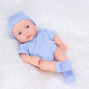 Planet Gates New Silicone Reborn Dolls 20cm Reborn Baby Doll Mini Soft and Full Body Silicone Reborn Toddler Doll Baby Doll For Girls