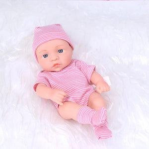 Planet Gates New Silicone Reborn Dolls 20cm Reborn Baby Doll Mini Soft and Full Body Silicone Reborn Toddler Doll Baby Doll For Girls