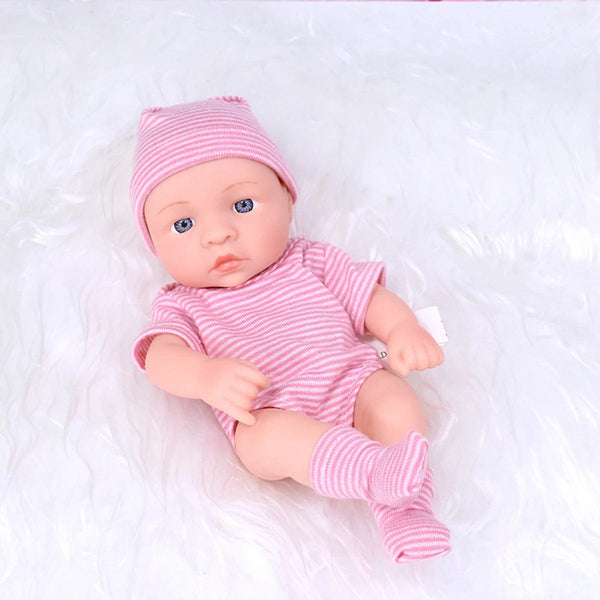 Planet Gates New Silicone Reborn Dolls 20cm Reborn Baby Doll Mini Soft and Full Body Silicone Reborn Toddler Doll Baby Doll For Girls