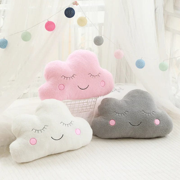 Planet Gates New Stuffed Cloud Moon Star Raindrop Plush Pillow Soft Cushion Toys For Children Baby Kids Girl Christmas Gift Room Car Decor