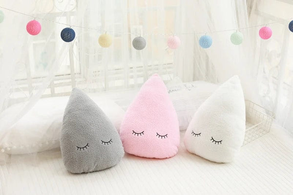 Planet Gates New Stuffed Cloud Moon Star Raindrop Plush Pillow Soft Cushion Toys For Children Baby Kids Girl Christmas Gift Room Car Decor
