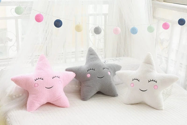 Planet Gates New Stuffed Cloud Moon Star Raindrop Plush Pillow Soft Cushion Toys For Children Baby Kids Girl Christmas Gift Room Car Decor