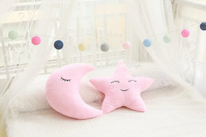 Planet Gates New Stuffed Cloud Moon Star Raindrop Plush Pillow Soft Cushion Toys For Children Baby Kids Girl Christmas Gift Room Car Decor