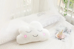 Planet Gates New Stuffed Cloud Moon Star Raindrop Plush Pillow Soft Cushion Toys For Children Baby Kids Girl Christmas Gift Room Car Decor