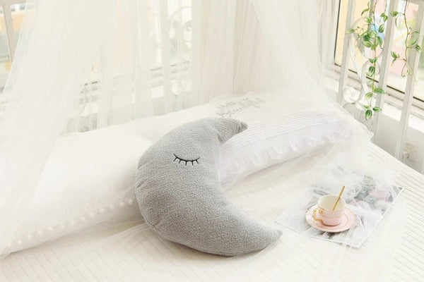 Planet Gates New Stuffed Cloud Moon Star Raindrop Plush Pillow Soft Cushion Toys For Children Baby Kids Girl Christmas Gift Room Car Decor
