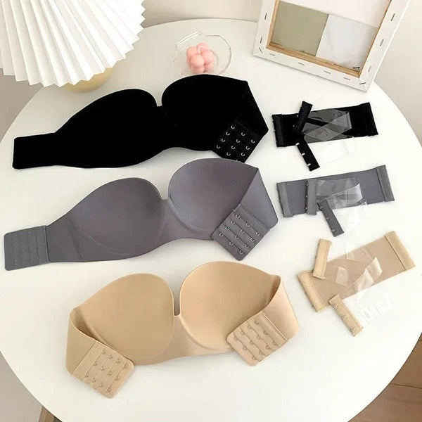 Planet Gates New Tube Top Underwear Soild Color Sexy Lingerie Strapless Bra Push Up Bra Seamless Bralette Sexy Solid Color Women Lingerie