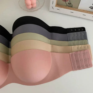 Planet Gates New Tube Top Underwear Soild Color Sexy Lingerie Strapless Bra Push Up Bra Seamless Bralette Sexy Solid Color Women Lingerie