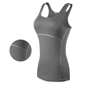 Planet Gates New Yoga Tops Women Sexy Gym Sportswear Vest Fitness tight woman clothing Sleeveless Running shirt Quick Dry White Yoga Tank Top
