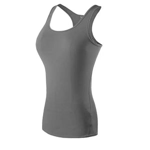 Planet Gates New Yoga Tops Women Sexy Gym Sportswear Vest Fitness tight woman clothing Sleeveless Running shirt Quick Dry White Yoga Tank Top