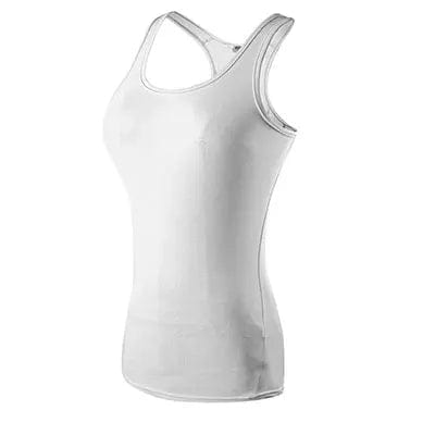 Planet Gates New Yoga Tops Women Sexy Gym Sportswear Vest Fitness tight woman clothing Sleeveless Running shirt Quick Dry White Yoga Tank Top