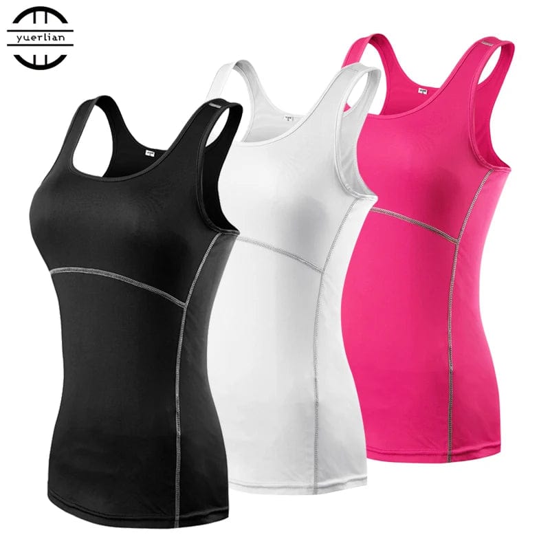 Planet Gates New Yoga Tops Women Sexy Gym Sportswear Vest Fitness tight woman clothing Sleeveless Running shirt Quick Dry White Yoga Tank Top