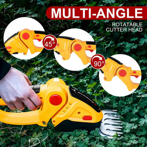 Planet Gates NEWBENY 2 IN 1 Electric Hedge Trimmer Lawn Mower Household Garden Shrub Scissors Grass Scissors Power Tool For Makita 18VBattery