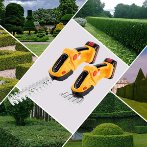 Planet Gates NEWBENY 2 IN 1 Electric Hedge Trimmer Lawn Mower Household Garden Shrub Scissors Grass Scissors Power Tool For Makita 18VBattery