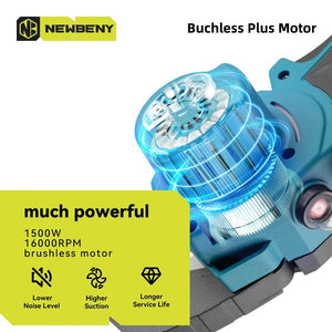 Planet Gates NEWBENY 8 Inch Brushless Electric Saw With Oiler Cordless Woodworking Garden Pruning Saw Power Tools For Makita 18V Battery