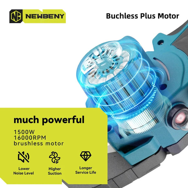 Planet Gates NEWBENY 8 Inch Brushless Electric Saw With Oiler Cordless Woodworking Garden Pruning Saw Power Tools For Makita 18V Battery