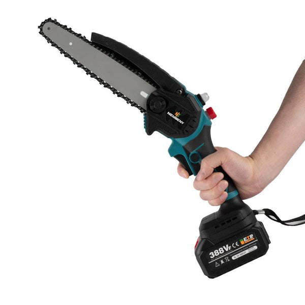 Planet Gates NEWBENY 8 Inch Brushless Electric Saw With Oiler Cordless Woodworking Garden Pruning Saw Power Tools For Makita 18V Battery