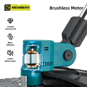 Planet Gates NEWBENY 9 Inch Brushless Electric Lawn Mower Digital Display Cordless Rechargeable Garden Weeding Tools For Makita 18V Battery