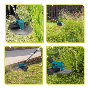 Planet Gates NEWBENY 9 Inch Brushless Electric Lawn Mower Digital Display Cordless Rechargeable Garden Weeding Tools For Makita 18V Battery