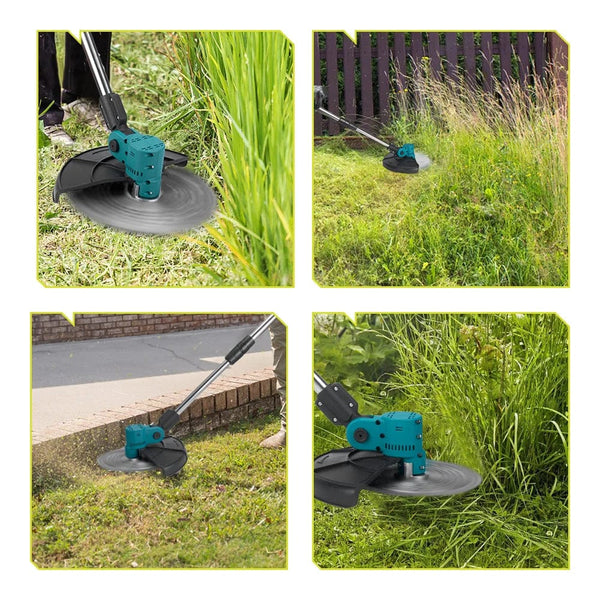 Planet Gates NEWBENY 9 Inch Brushless Electric Lawn Mower Digital Display Cordless Rechargeable Garden Weeding Tools For Makita 18V Battery