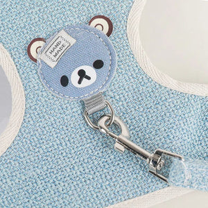 Planet Gates Newest Cute Rabbit Harness and Leash Set Bunny Pet Accessories Vest Harnesses Rabbit Leashes for Outdoor Walking Pets Supplies