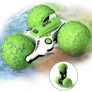 Planet Gates Newest radio controlled car 2.4G Amphibious Stunt RC Car Double-sided Drift flip Tumbling Driving Toys for Boy Birthday present