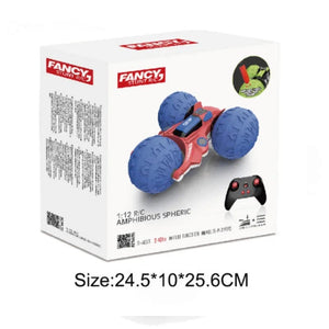 Planet Gates Newest radio controlled car 2.4G Amphibious Stunt RC Car Double-sided Drift flip Tumbling Driving Toys for Boy Birthday present