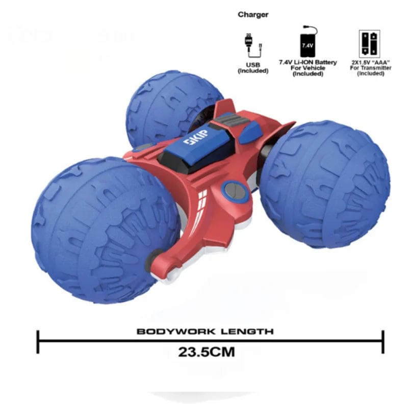 Planet Gates Newest radio controlled car 2.4G Amphibious Stunt RC Car Double-sided Drift flip Tumbling Driving Toys for Boy Birthday present