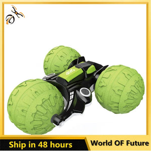 Planet Gates Newest radio controlled car 2.4G Amphibious Stunt RC Car Double-sided Drift flip Tumbling Driving Toys for Boy Birthday present