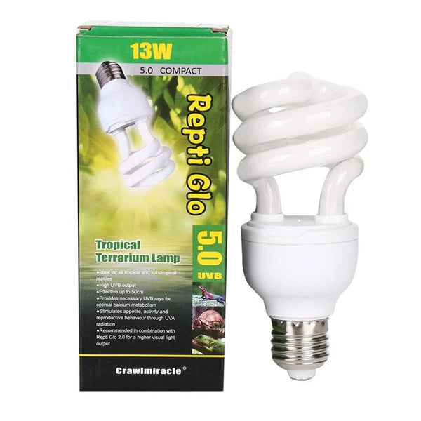 Planet Gates Newly Hot 5.0 10.0 UVB 13W Reptile Light Bulb UV Glow Lamp for Vivarium Terrarium Tortoise ES-E27 Energy saving lamps