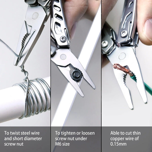 Planet Gates NexTool Mini Flagship Red/Green 10 IN 1 Multi Functional Folding EDC Hand Tool Screwdriver Mini Pliers Bottle Opener Outdoor