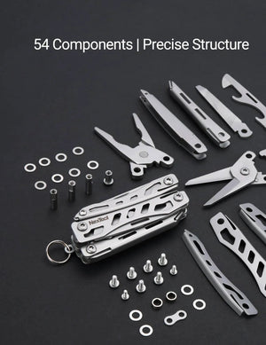 Planet Gates NexTool Mini Flagship Red/Green 10 IN 1 Multi Functional Folding EDC Hand Tool Screwdriver Mini Pliers Bottle Opener Outdoor