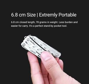 Planet Gates NexTool Mini Flagship Red/Green 10 IN 1 Multi Functional Folding EDC Hand Tool Screwdriver Mini Pliers Bottle Opener Outdoor