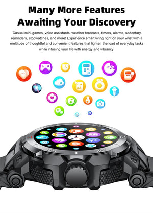 Planet Gates NFC 2 In 1 Bluetooth Headset Smart Watch TWS Music Talk With Earbuds 4 Hours Of Strong Sound Effects Music Lover Men SmartWatch