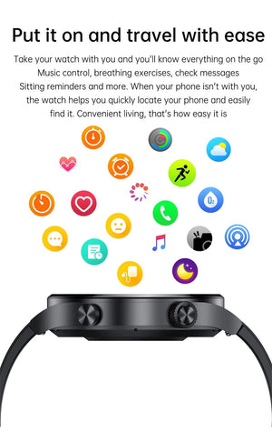 Planet Gates NFC access control / Single steel strip NFC Bluetooth Call Smart Watch Men Full Screen GPS Sports Bracelet Waterproof ECG Health Monitor SmartWatch for IOS Android 2024