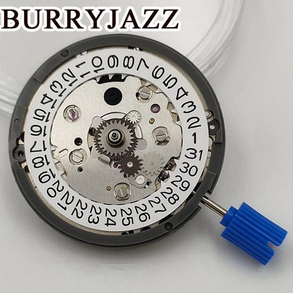 Planet Gates NH34 Movement High Accuracy Mechanical White Date 24 Jewels Automatic Movement Fit 3/3.8 o'clock Crown